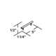 Purist® 3" Center to Center Bar Cabinet Pull or Drawer Pull for Vanities