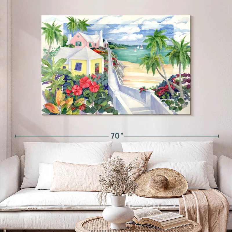 Gillard Island Cliffs, 34" H x 51" W