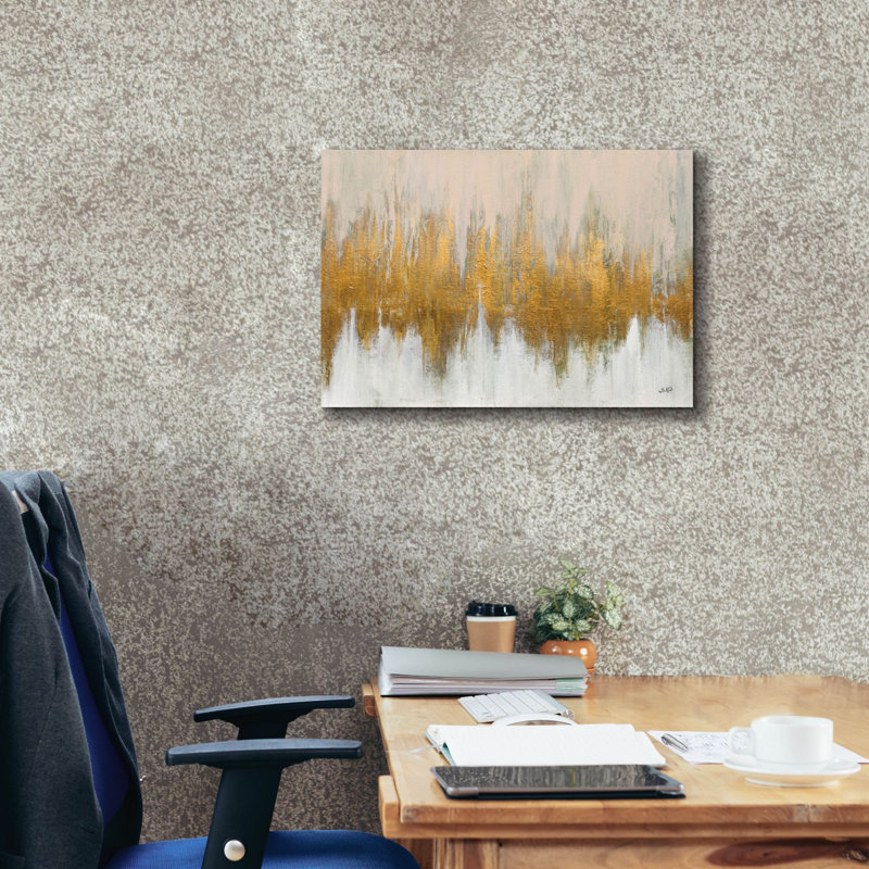 «Glimmer 1» par Julia Purinton, art mural sur toile, H 18 po x l 26 po x P 0,75 po