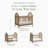 Alouette 3-in-1 Convertible Spindle Crib-114980041
