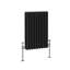 Lorenz Horizontal Traditional Column Radiator Black-438345429