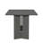 Farmhouse Wood Dining Table, 60" Rectangular Dining Table With Cutout Table Legs For Dining Room, Kitchen And Living Room (Gray)-1788348453