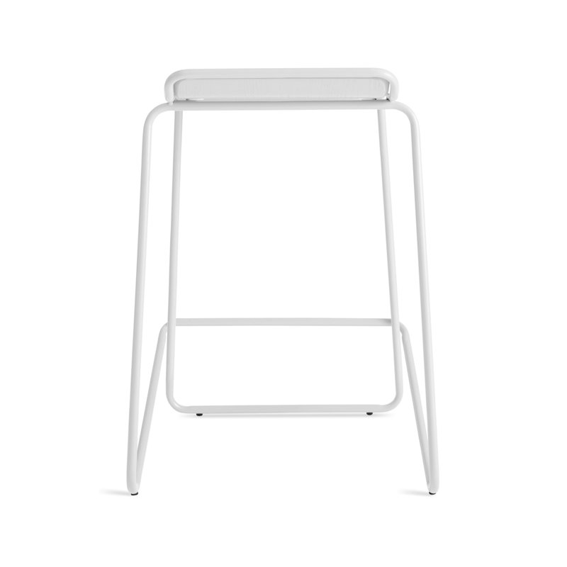 Ready Stacking Stool, White, Counter Stool (25" Seat Height)