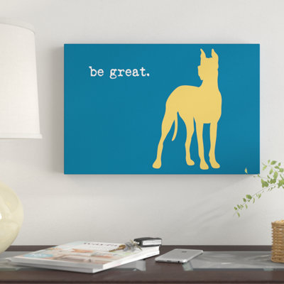« be great », reproduction d’impression sur toile