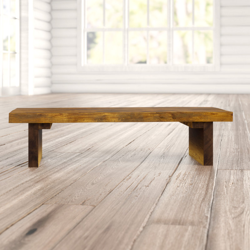 Diamond Hill Solid Wood Solid Coffee Table, Dark, 25cm H x 100cm W x 60cm D