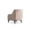 Fauteuil à oreilles élégant, tissu beige, 28,3 x 31,9 x 28,3 pouces | Structure et panneau en bois de hêtre, 100% polyester, nettoyage à sec | Coussin en mousse et plumes gris doux, parfait pour le salon et le coin lecture-1994776054