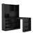 L-Shaped Desk With Drawers, Bookshelf & Hutch-5118702-5118699