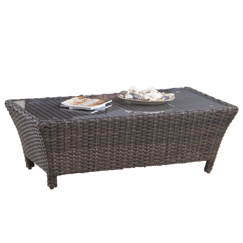 Spurgeon Rectangular Outdoor Coffee Table , 39'' in. W 26'' in. D