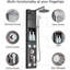 Black Stainless steel Shower Panel Column Tower Rainfall Massage Jets System Mixer Tap