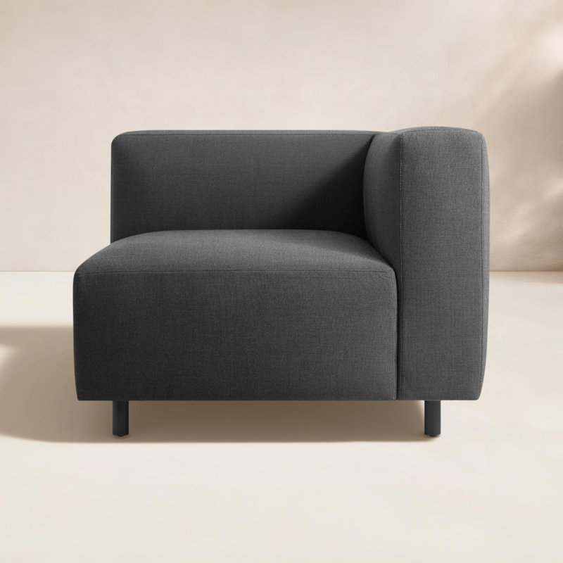 9 Yard Outdoor One Arm Lounge Chair, Coal Sunbrella®