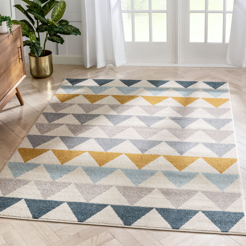 Mystic Geometric Area Rug, Rectangle 160 x 220cm