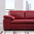 126" Wide Leather Match Sofa & Chaise-126256647-32041407