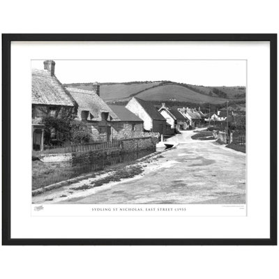 Sydling St Nicholas, East Street C1955 by Francis Frith - Single Picture Frame Print