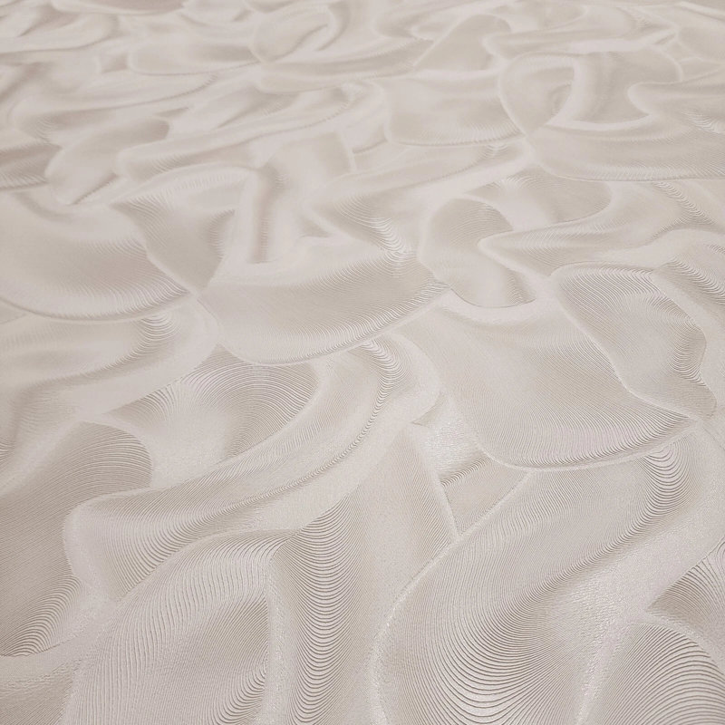 Tissu de soie texturé ondulé Shimm