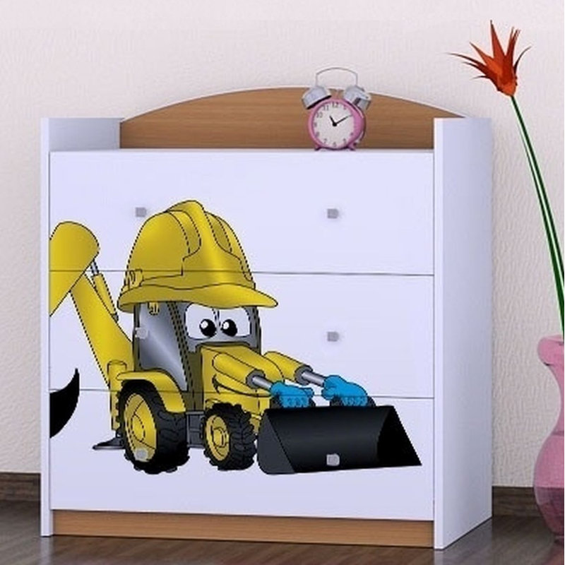 Nicholes Kids 3 - Drawer Chest, Beech