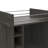 Dukat Bar Cart,Two Shelves, Six Built-In Wine Rack, Four Casters-1011480124