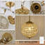 Allie Crystal 1-Light Globe Chandelier