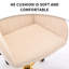 Fauteuil de bureau réglable, chambre à coucher à domicile, fauteuil pivotant ergonomique, siège à dossier, confortable pour les longues séances-1201718039-1201718063