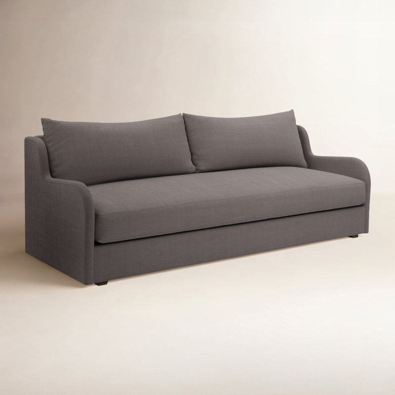 Shasta Sofa, 38" H x 84" W x 40" D, 3, Nevis Graphite