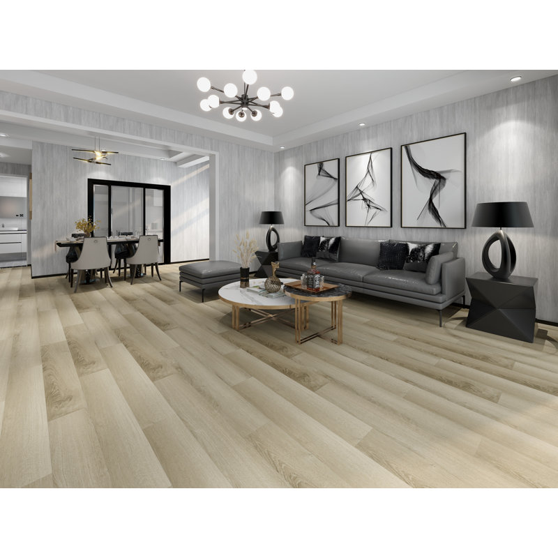 Harbor 7 In. X 48 In. 20Mil 5.5Mm Waterproof Rigid Core Luxury Vinyl Plank Flooring, Rose Gold