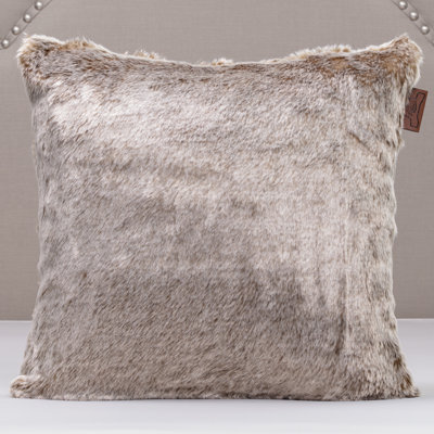 Animal Print Reversible Throw Pillow