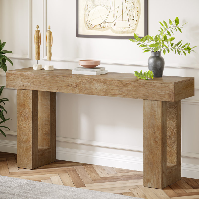 Brittanni 63'' Console Table, Light Brown