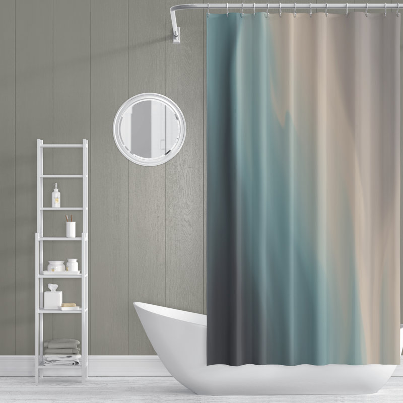 Rideau de douche simple Ombre, H 93 po x l 70 po