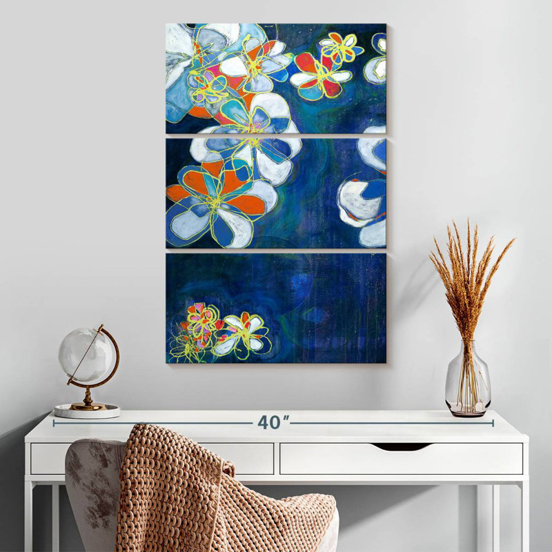 Harnek Night Blooms I, H 32 po x l 20 po