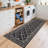 Modern Machine Washable Area Rugs Diamond Floor Mats with Non-Slip Backing, Non-Shedding Floral Print Accent Rug, Foldable Soft Low Pile Indoor Carpet-619216787