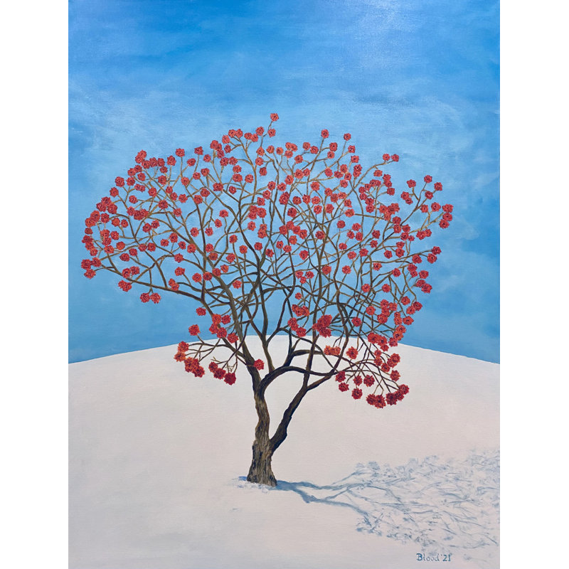 Tree Of Roses Print by Tom Blood