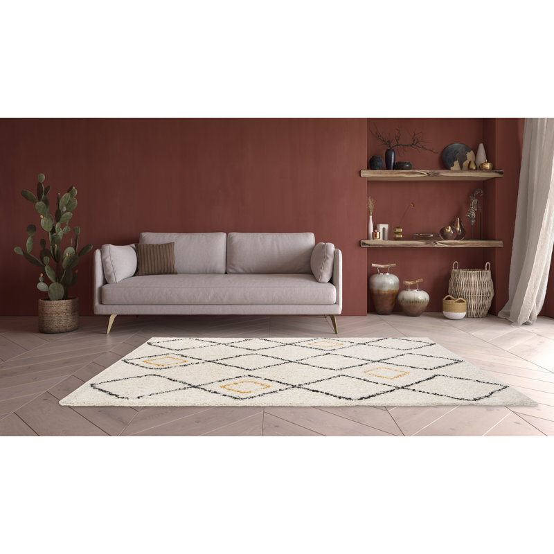 Orrie Shag Area Rug, Rectangle 80 x 150cm