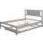 Size Platform Bed With Adjustable Trundle In Gray - Tough Pine Wood Full Size Trundle, And-2120500245