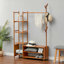 Solid Wood Freestanding 1 - Hook Clothing Rack-59582706