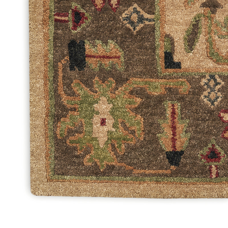Nourison Tekita Traditional Indoor Rug, Beige/Brown, Rectangle 3'9" x 5'9"