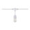24Ft - LED String Light - Includes 12-S14 Bulbs - 2000K - White Cord