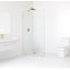 Panneau de douche fixe simple sans cadre 47 po x 78 po Vela-91036639