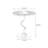 Modern Stainless steel End Table