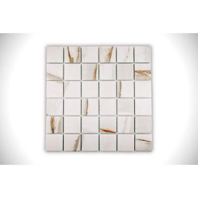 MOSAIQUE CALCATTA GOLD 2X2 CARRE MAT