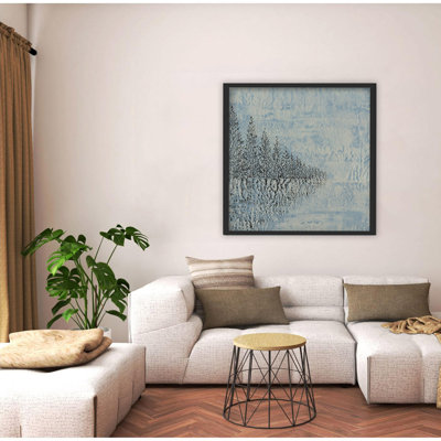 "Frozen Serenity", art mural sur toile