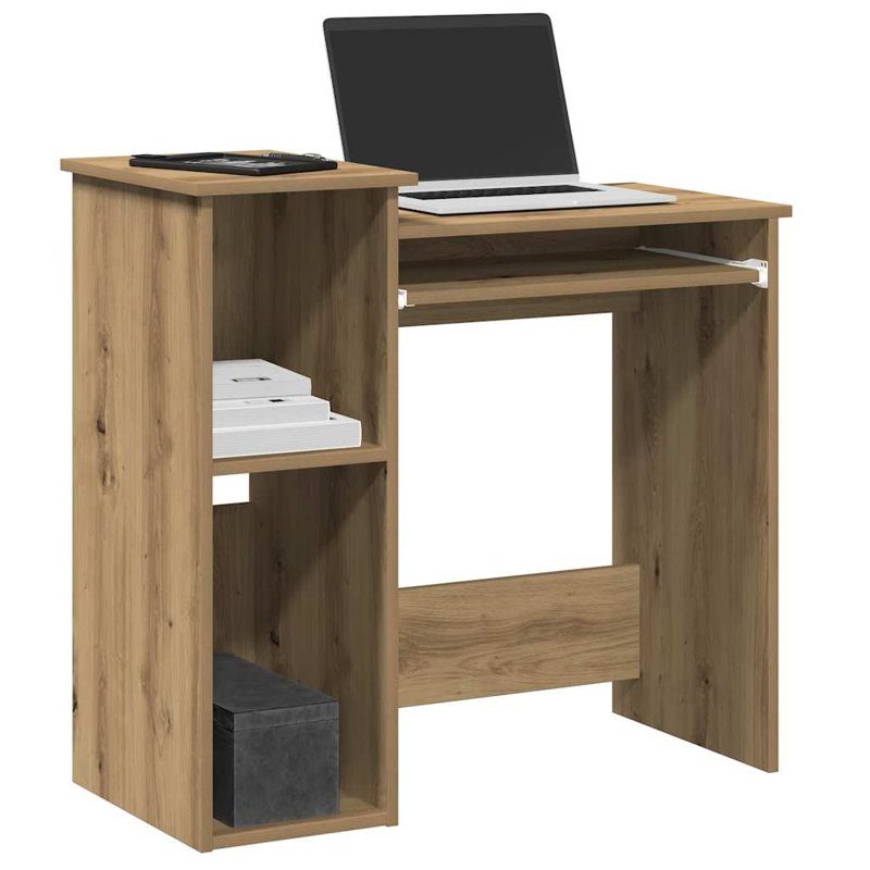 Basanta Computer Desk, Artisan Oak