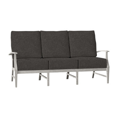 Croquet 76" Wide Outdoor Patio Sofa with Cushions