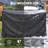 6 FT Firewood Rack Outdoor with Cover, Fire Wood Storage Rack,Black Outdoor Firewood Rack Holder,12 Legs,Heavy Duty Log Stand, For Patio, Easy Assembly,Waterproof Resistant,Firewood Organizer-138810920