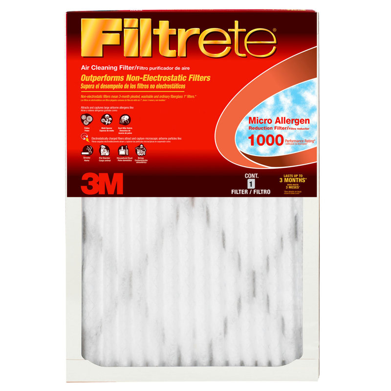 3M Air Filter, 12" H x 12" W x 1" D
