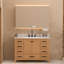 Ensemble de meuble-lavabo simple 48 po avec comptoir en pierre artificielle sans miroir 48 po-2027100922-2027100924