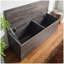 Banc de rangement Dean en gris rustique