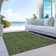 Washable Floral Indoor / Outdoor Rug