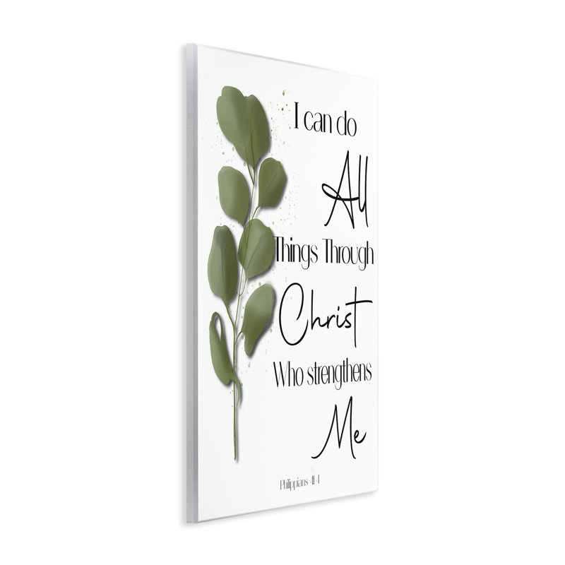 Plaque murale Proverb & Herb Sprig, design par Amber Clarkson, H 15 po x l 10 po