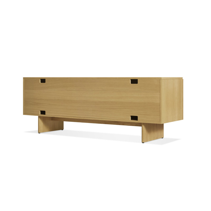 Murmur 80'' W Solid Wood Sideboard, White Oak