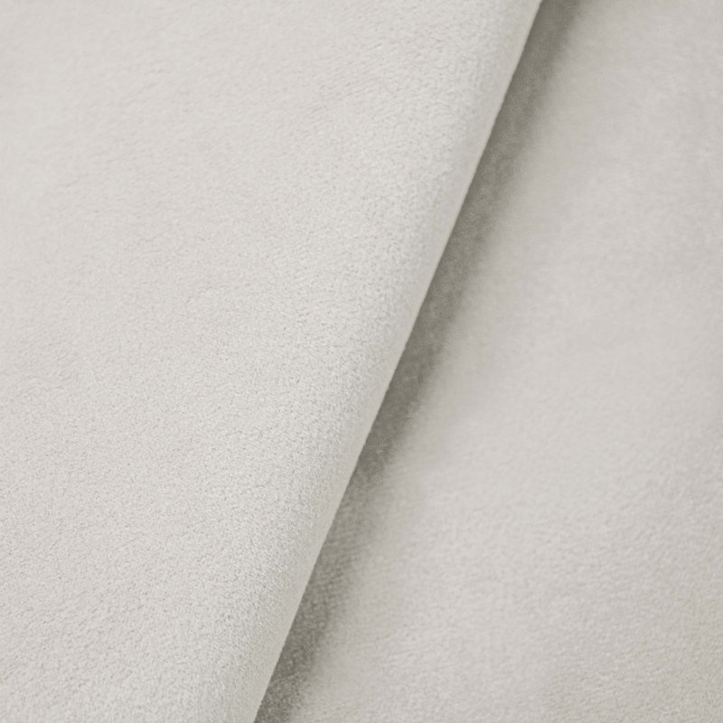 Chaise de travail Wiese, Velours performance gris clair Bella, polyester