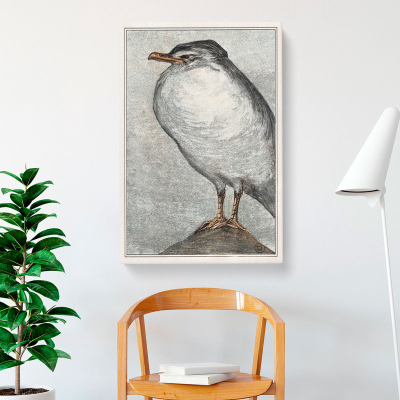 Herring Gull by Theo Van Hoytema - Wrapped Canvas, 60cm H x 40cm W x 3cm D